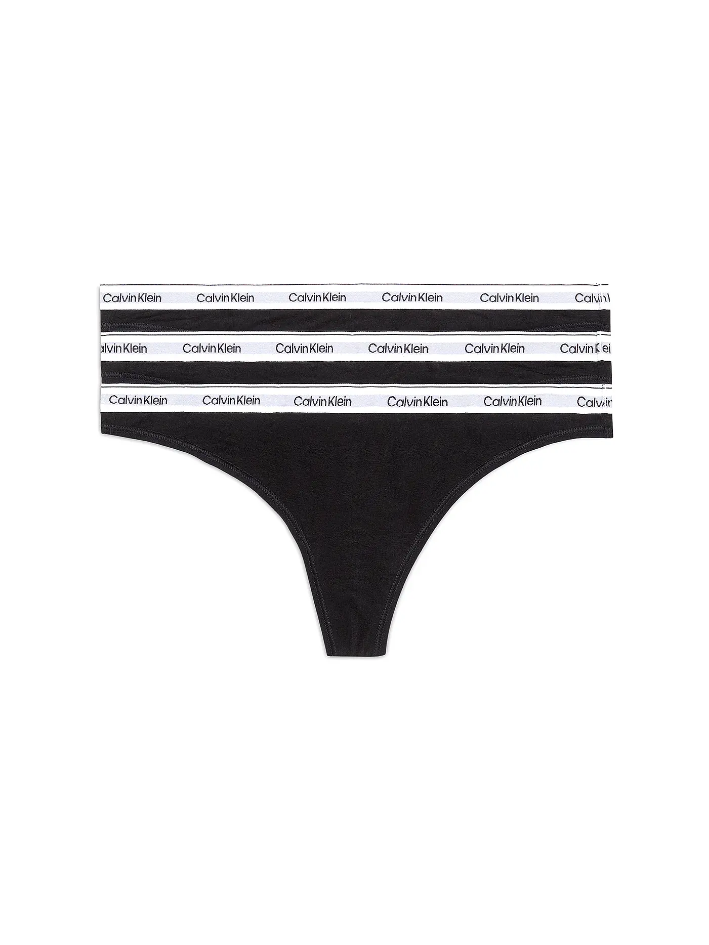 CALVIN KLEIN | String 3er Pack multi | schwarz